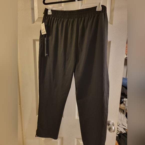Black stretch waiste dress pant/slack NWT size XL Nicole Miller NY - Picture 8 of 10